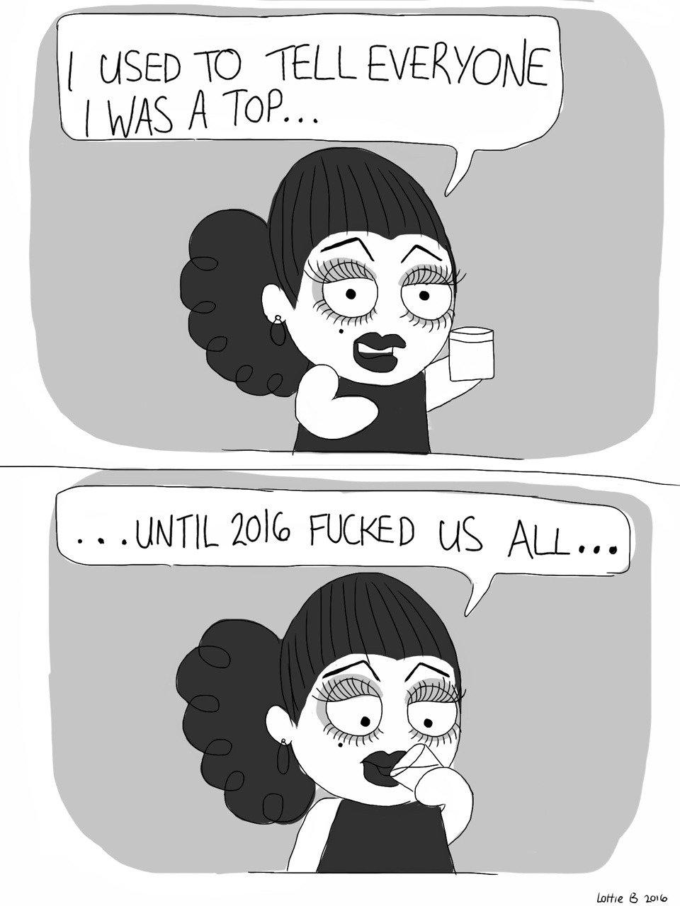 pinkargylesweater:Another dumb Bianca comic.
