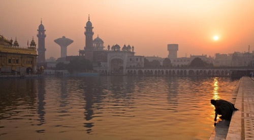 Morning at Golden Temple, Amritsar, Punjab