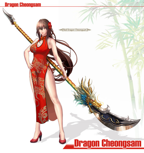 Dragon Cheongsam  TU YU www.artstation.com/artwork/Vgergn