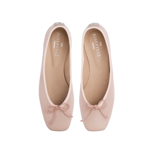 madamedelafayette:Josefinas Misty Pink Ballet Inspired Flats