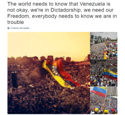 nidrogen:  know the truth about my country, VENEZUELA reblog baby, people all around the world needs to know! we want to be free, we want a normal life 