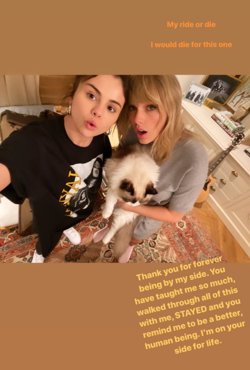 path-of-my-childhood:Instagram Story by Selena Gomez (October 28th 2019)