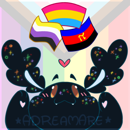 Started as a joke that I liked too much. New icon for this year pride month! (For my personal use on