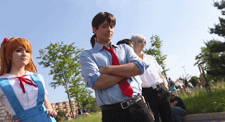 dersedreamer:  Neon Genesis Evangelion - Colossalcon 2014  kaworu | shinji | kaji | asuka | rei | video  