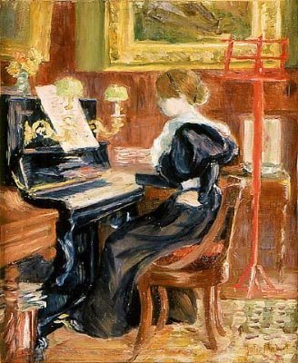 Jeune fille au piano (young woman at the piano), Julie Manet