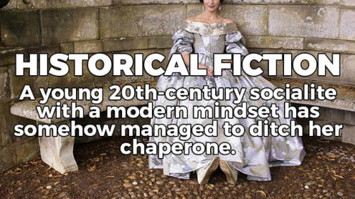 ouroboroscyclegroup:Every Literary Genre Summed Up in a Single Sentence