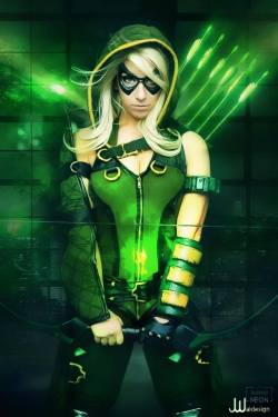 cosplayfanatics:  Genderbent Green Arrow