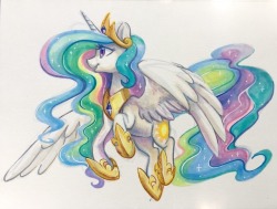 dawnf1re:  dawnf1re:  Celestia copic commission