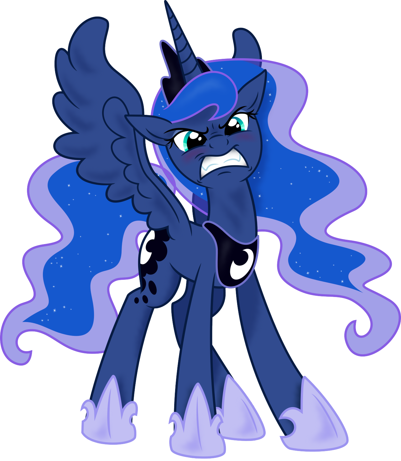theponyartcollection:  Luna’s Temper by ~spier17