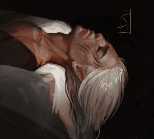 sagasketchbook:Quick Zevran for good night sleep