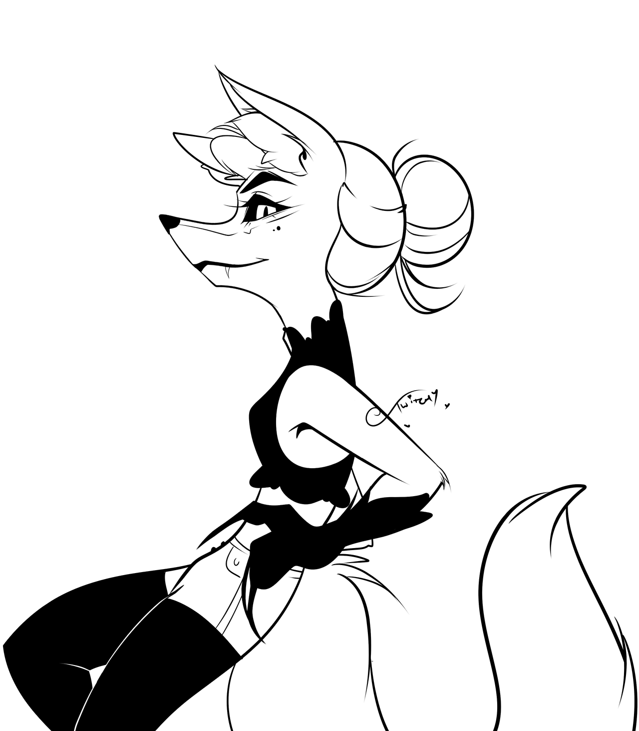 first proper attempts at anthro art!