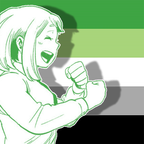 mlm-kiri: Demiaro Jirou and Uraraka requested by @aroace-in-haste!Free to use, just reblog!Requests 