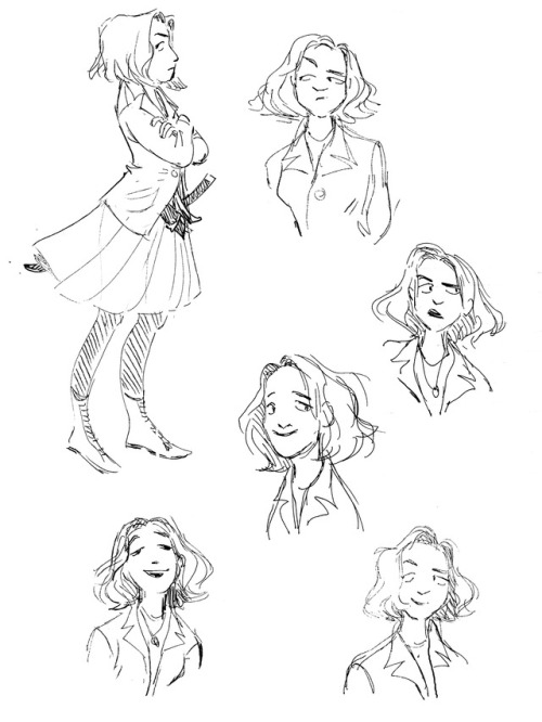 Been really busy, but here are some scribbles of George and Lucy from Lockwood and Co. Been listenin