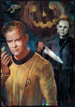 pixelated-nightmares:  Captain Kirk’s Halloween by Kid-Eternity