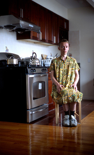 party-wok:  anythingphotography:  Full-Length Portraits of Men in Their Girlfriends’ Clothes by Photographer Jon Uriarte  If you’ve never switched clothes with your girlfriend in a bathroom at a party, you’re wrong. 