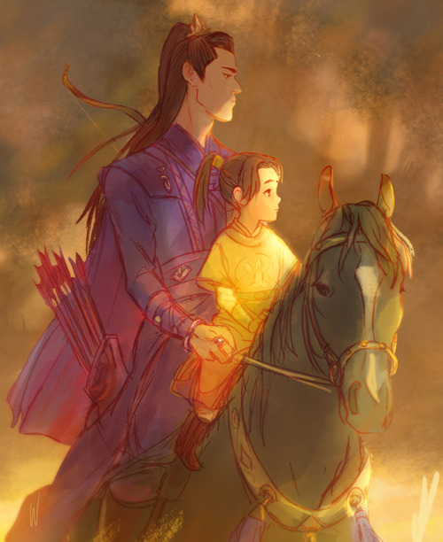 Last days of summer in Yunmengmy fanart of The Untamed.