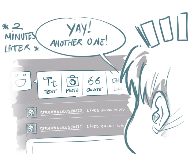 squallmaster:  antidarkheart:  yamino:  afterlaughsart:  greedy tumblr social network