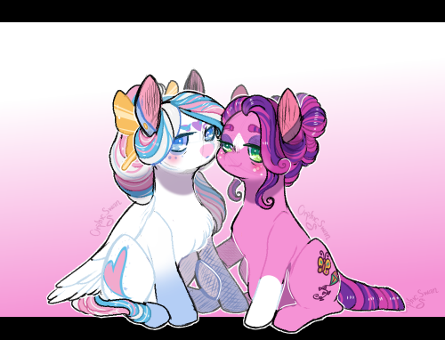 orphicswanart:  Star Catcher and Sky Wishes , MLP G3