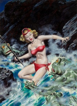 pulpcovers:  Fish With Human Hands Attacked Me! http://bit.ly/17RbMBu