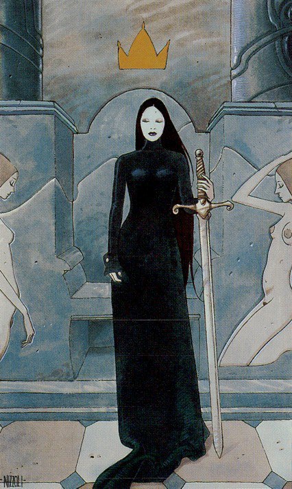 themusewithinthemusewithout - Queen of Swords by Marco Nizzoli.