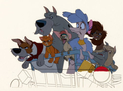 Oliver and Company Georgette Production Cel Walt Disney, 1988 by