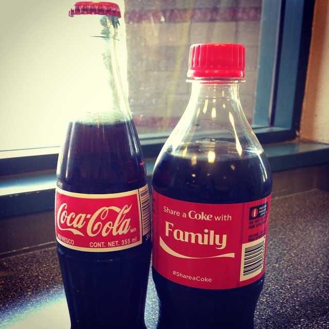 My first Coca Cola in years! Friends are such a bad influence… JK! #friends #family #fellowship #shareacoke #soda #refresco #happy