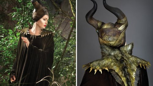 spookyloop:fripperiesandfobs:Costume designed by Anna B. Sheppard for Angelina Jolie in Malefic