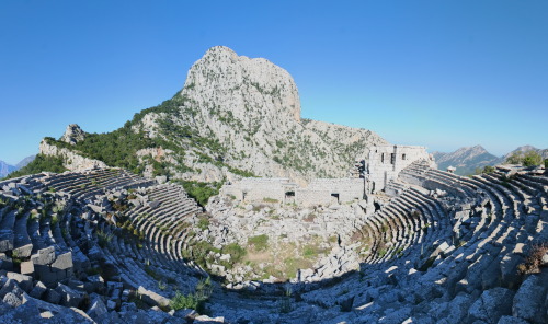 Theatre of Termessos, Pisidia (Turkey)Roman theatre built in the 2nd century CE. Annia Aurelia Faust