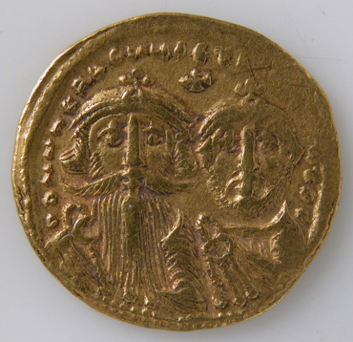 Solidus of Heraclius and Heraclius Constantine, Metropolitan Museum of Art: Medieval ArtGift of Dari