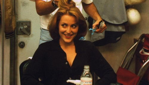 littlesunflowerseed:scully1964: x files / on set I can´t believe how far we´ve come