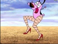 Courage the Cowardly Dog has the absolute best out of context images though
