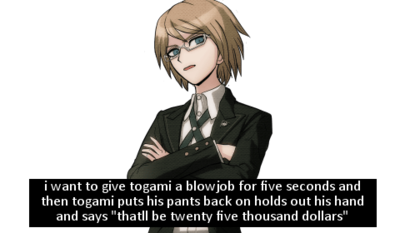 nagito-komaedas:  byakuya-togamis-wife:  do you thINK THIS ISA FUCKING GAME   of