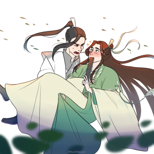 princessu-sumi:LQG “Be careful next time!”Reliable Liu-shidi here to save his Shixiongand SQQ who’s 