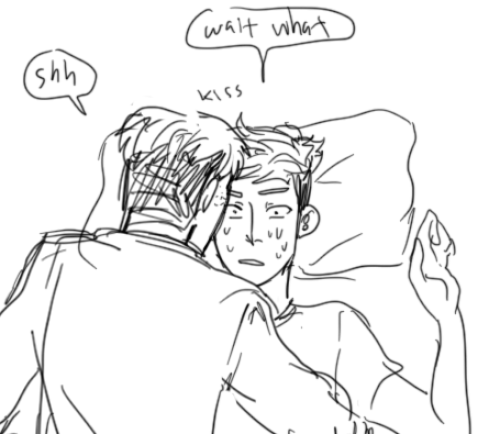 falloutboyonboy: jean made a daddy joke at the wrong time man i havent posted any art in a while ha 