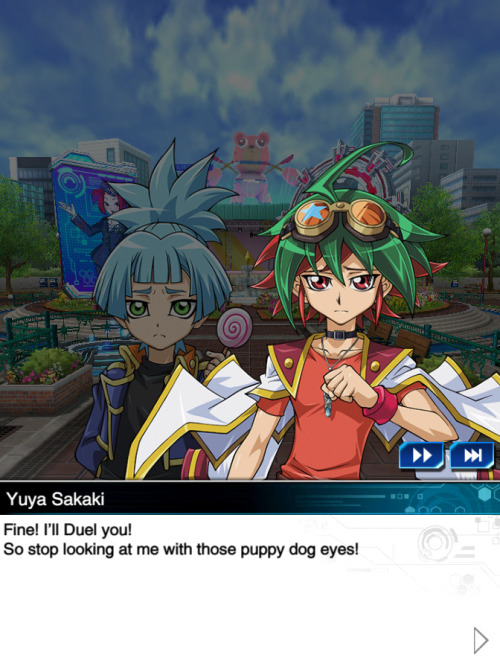 New Arc-V character to unlock? It’s back to Duel Links for me!And Sora is here already manipulating 