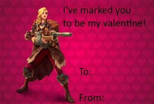 Set 1 | Set 2 | Set 3 | Set 4 | Set 5Paladins Valentines card dump!To our special community, courtes