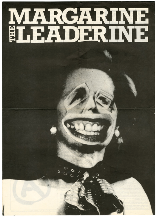 grupaok:  Gee Vaucher, collage for International Anthem 2, 1979 Margarine the Leaderine