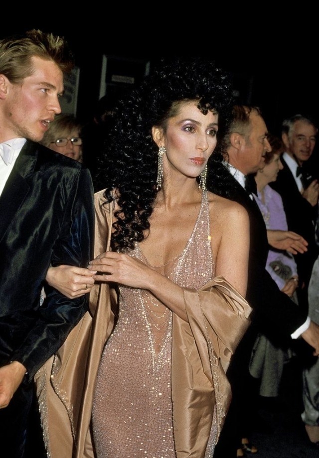 Cher at the Academy Awards, 1980.