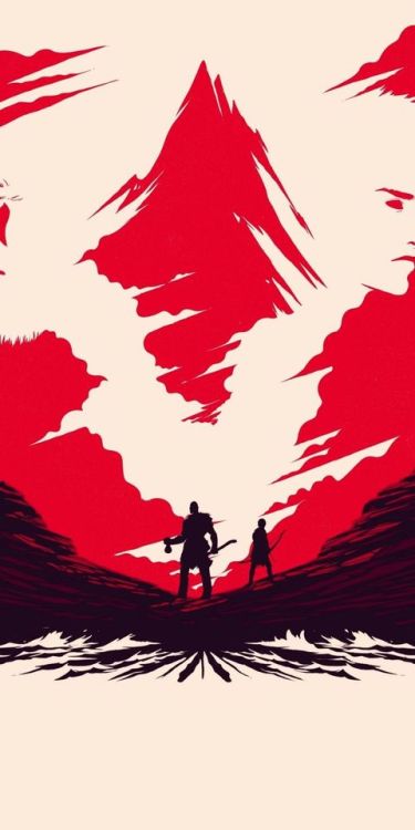 Valley, video game, God of War, art, 1080x2160 wallpaper @wallpapersmug : bit.ly/2EBfd6v - ht