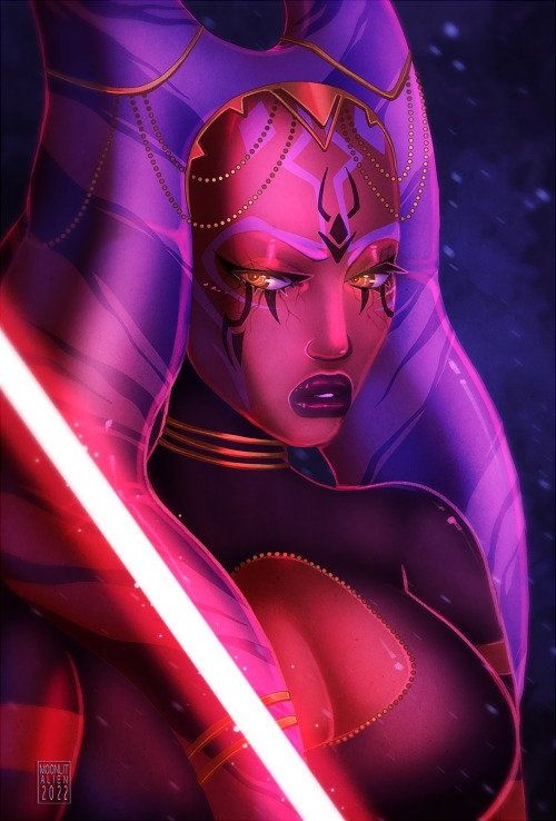  May the 4th be with you! Here’s a Sith!Ahsoka ~ 