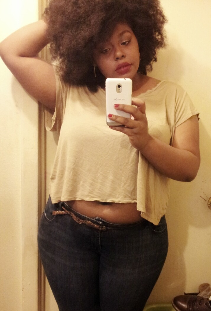 the-red-lipstick-wallflower:  Fat arms, Fat stomach. Don’t care, Don’t care.