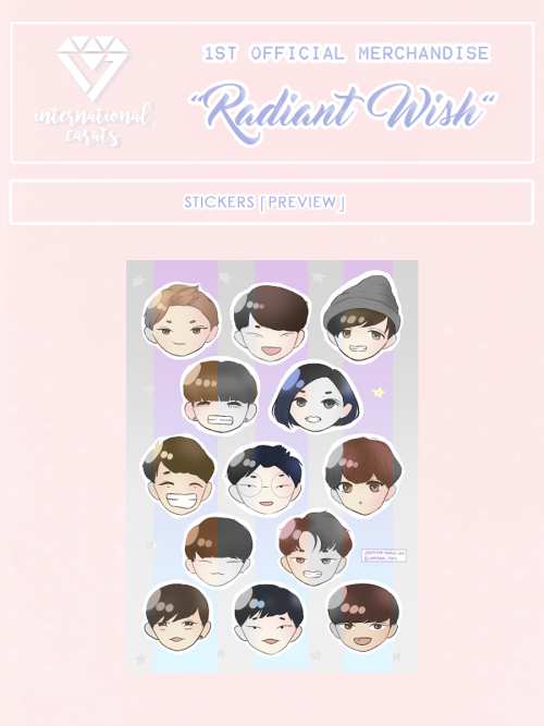 Hello Carats!If you haven’t heard from our Twitter, we are about to release our very first merch set
