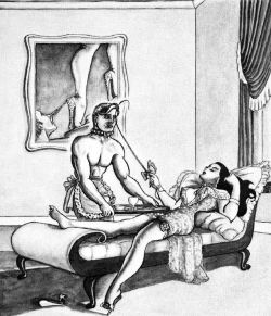 pittprickel:Gregor 1954 #vintagefetish #vintagebdsm #spanking #submissivemale #humiliation #dressage #sadomasochism #eroticdrawing #vintagefetish #vintagefemdom #bdsm #mistress #dominatrix