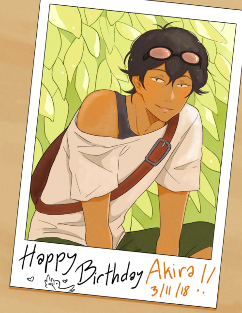 A little late but HEY happy birthday akira my fav curry boy (乂・ω・´)ﾀﾞｯｸ!!