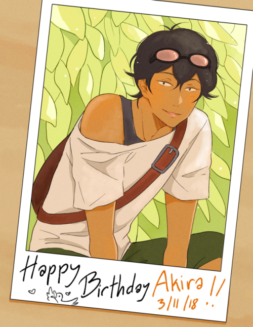 A little late but HEY happy birthday akira my fav curry boy (乂・ω・´)ﾀﾞｯｸ!! 