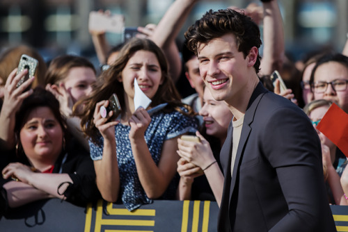 Shawn Mendes attends the 2018 Echo Music Awards at Messe Berlin in Berlin, Germany (April 12, 2018).