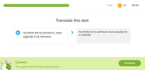 wtfduolingo:Dutch Duo teaches you how to destroy someone once and for all. [image transcription: &ld