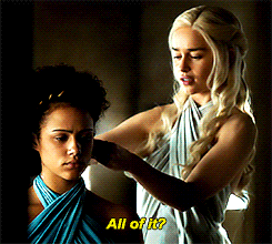 irontemple:  adr0itness:  Lol  She wanted greyworms grey worm