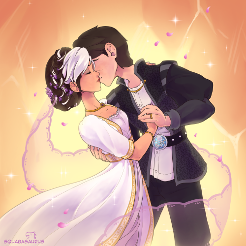 jlaire15: squabasaurus: I absolutely fell in love with @tenyai gorgeous design of Jim and Claire’s w