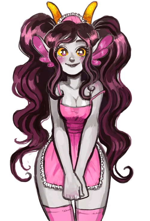 sukkanen:thanks for everyone who came to the stream, here’s a maid feferi ´v`